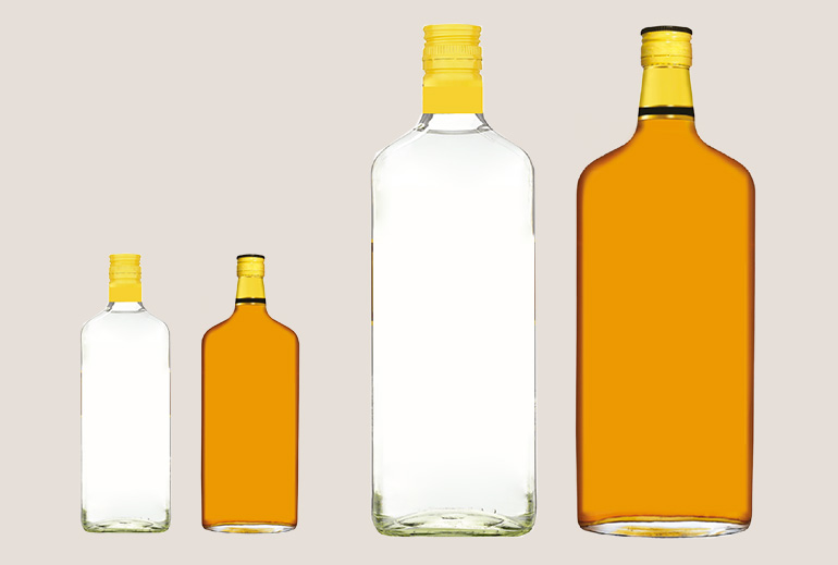 spirit bottles
